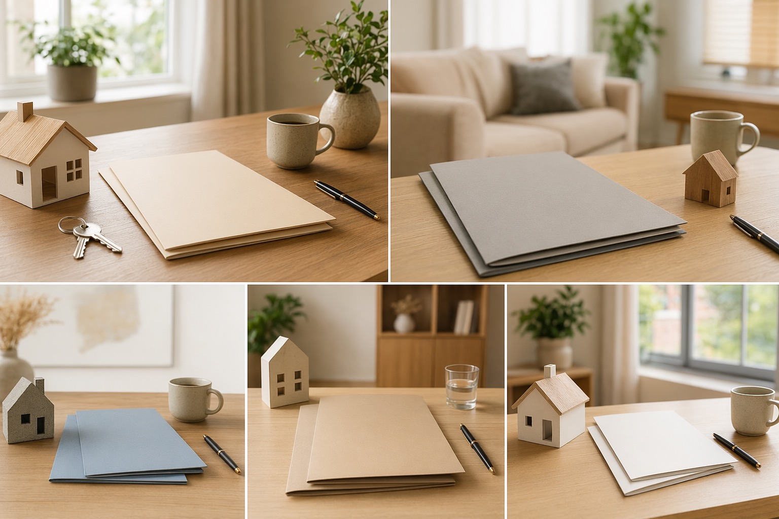 Dutch home offer visual: divorce asset division valuation folder