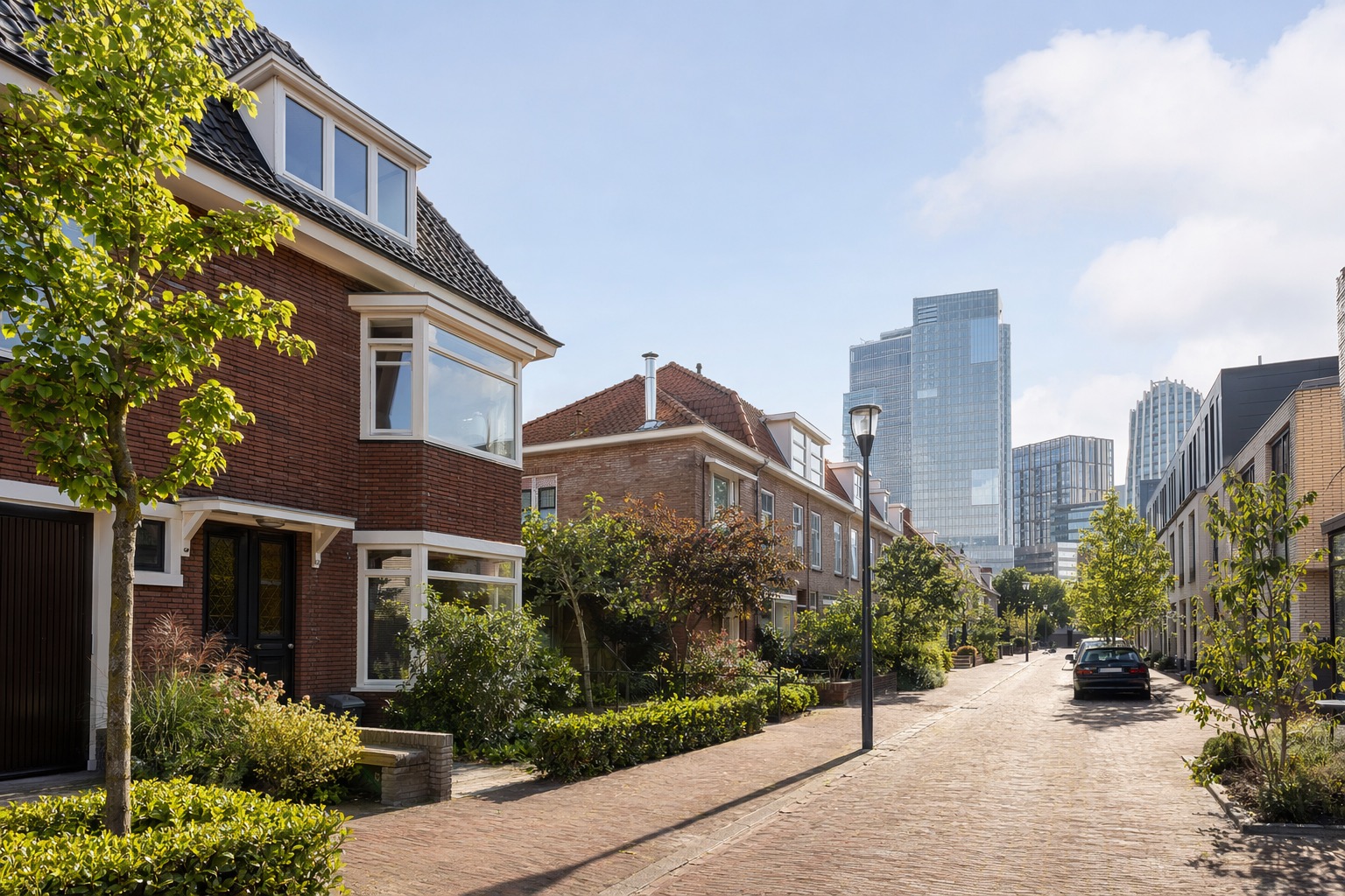Can Expats Buy A House In The Netherlands? 2 Photo of Eindhoven row houses for property valuation content.
