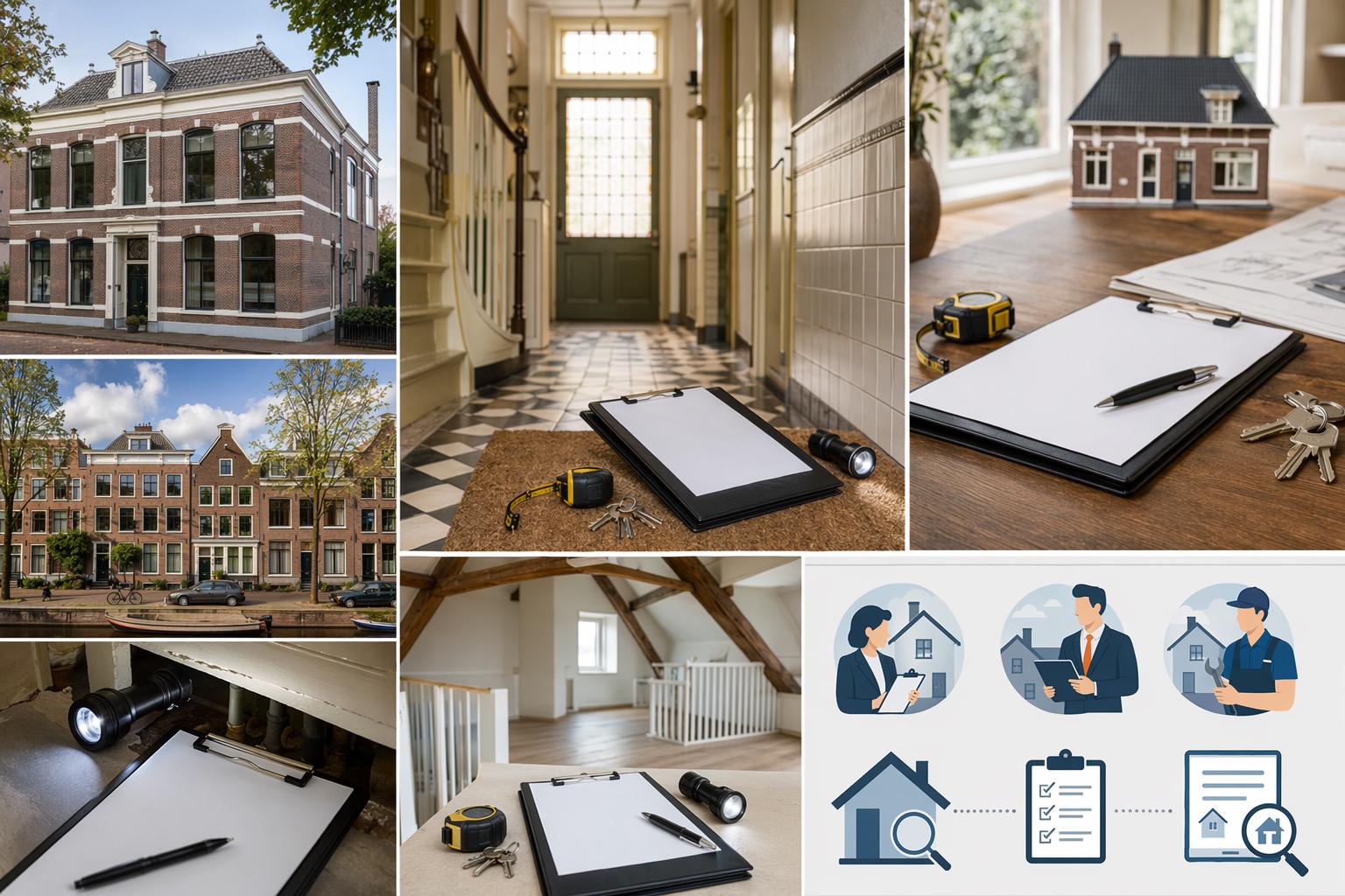 Dutch home buyer cost visual: property condition report older home