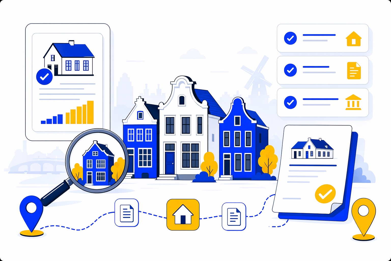 Buying A House In The Netherlands Without A Buying Agent 2 Visual support for Dutch home buyers: property valuation process checklist Dutch home