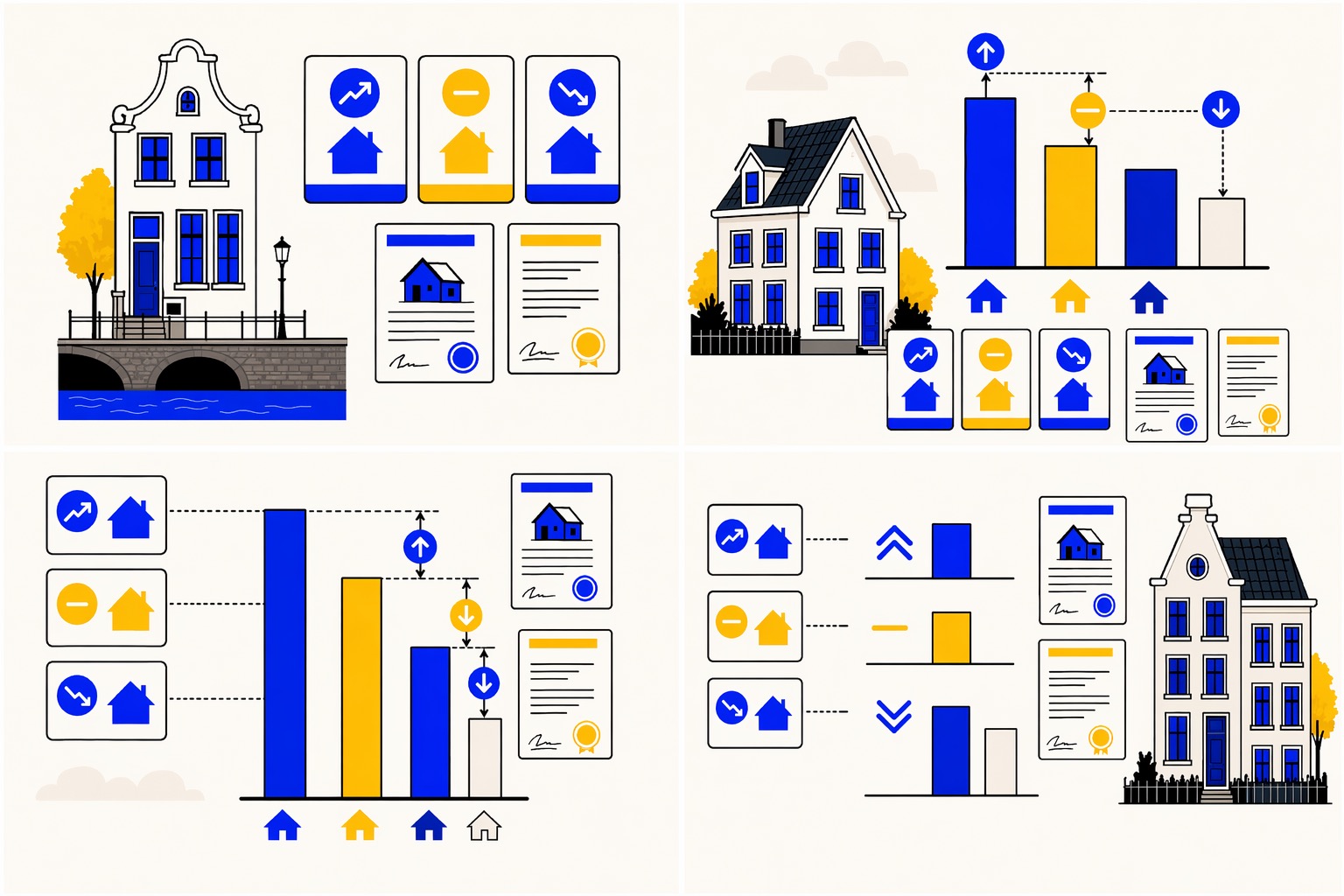 WOZ Value vs Market Value vs Appraised Value 1 WOZ value and market value comparison graphic for a Dutch residential property.