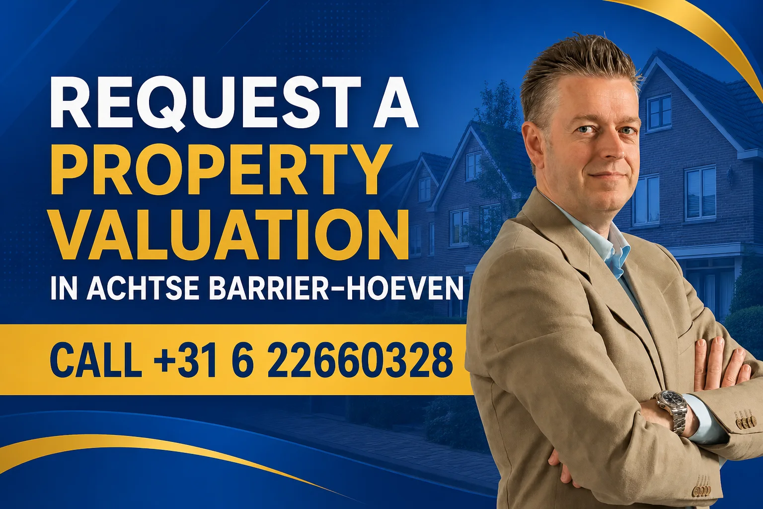 House Valuation in Achtse Barrier–Hoeven, Eindhoven 2 Dirk-Jan Bonenkamp property valuation artwork for Achtse Barrier–Hoeven with the request and phone call message