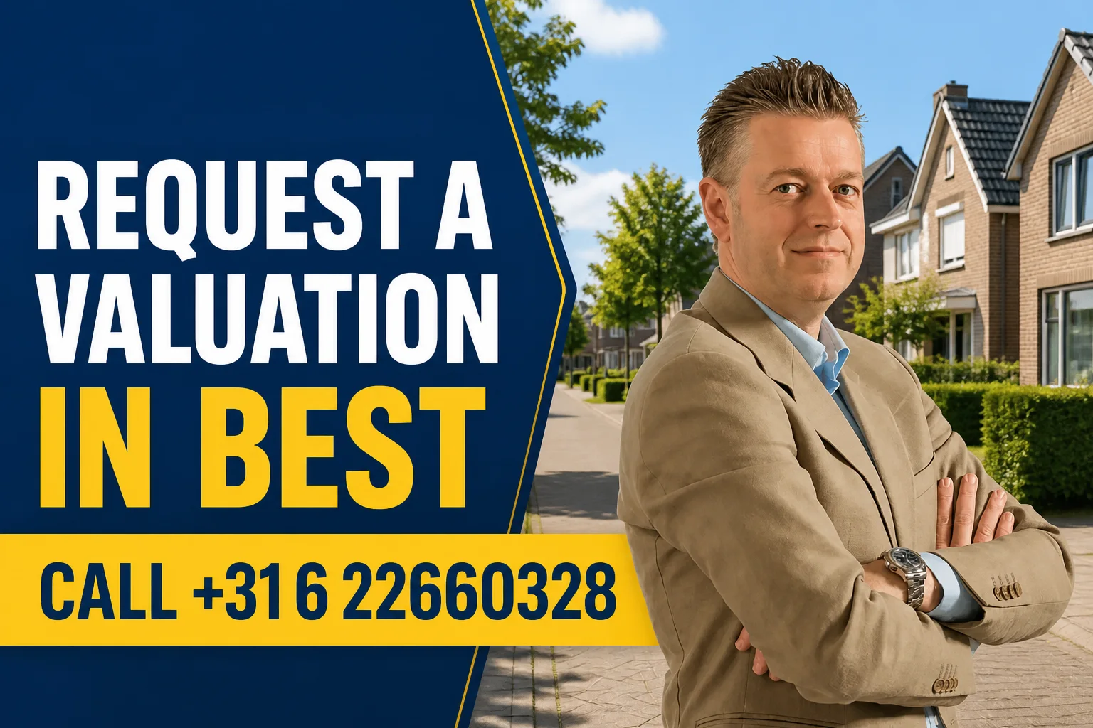 House Valuation in Best 2 Request a property valuation in Best with Dirk-Jan Bonenkamp; call +31 6 22660328