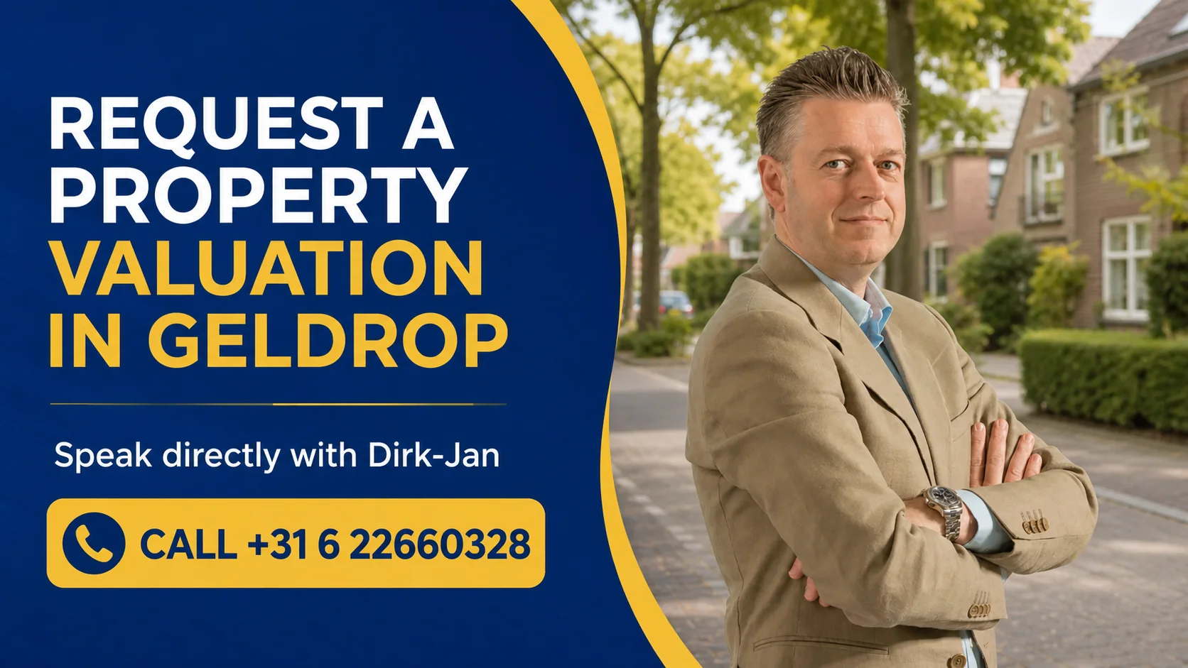 House Valuation in Geldrop 2 Request a property valuation in Geldrop with Dirk-Jan Bonenkamp; call +31 6 22660328