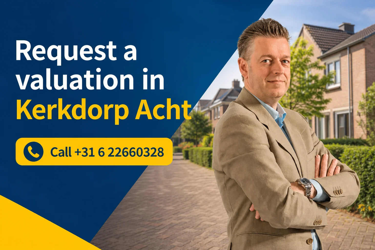 House Valuation in Kerkdorp Acht 2 Request a property valuation in Kerkdorp Acht with Dirk-Jan Bonenkamp; call +31 6 22660328