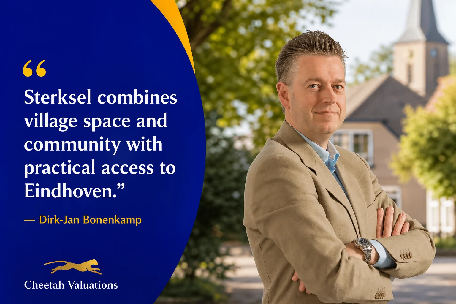 Dirk-Jan Bonenkamp quote about living in Sterksel