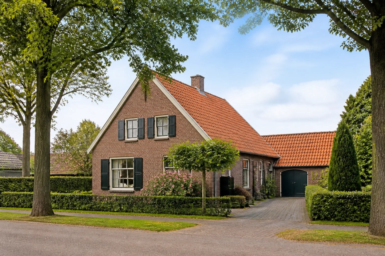 Representative detached brick village home in Nederwetten, North Brabant