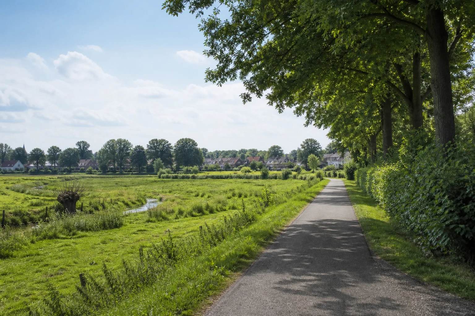 House Valuation in Nuenen 3 Nuenen village edge with a green Dommel valley connection, Brabant fields and village homes