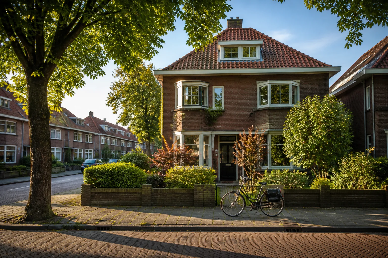 House Valuation in Stratum, Eindhoven 4 Representative family house and garden streetscape in Stratum, Eindhoven