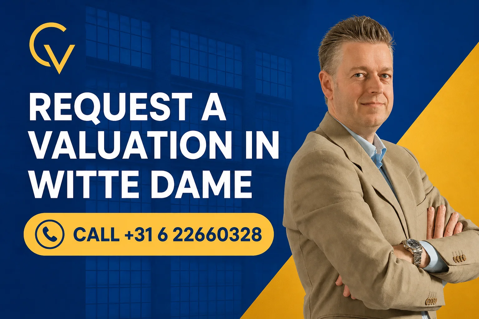 Request a property valuation in Witte Dame with Dirk-Jan Bonenkamp; call +31 6 22660328