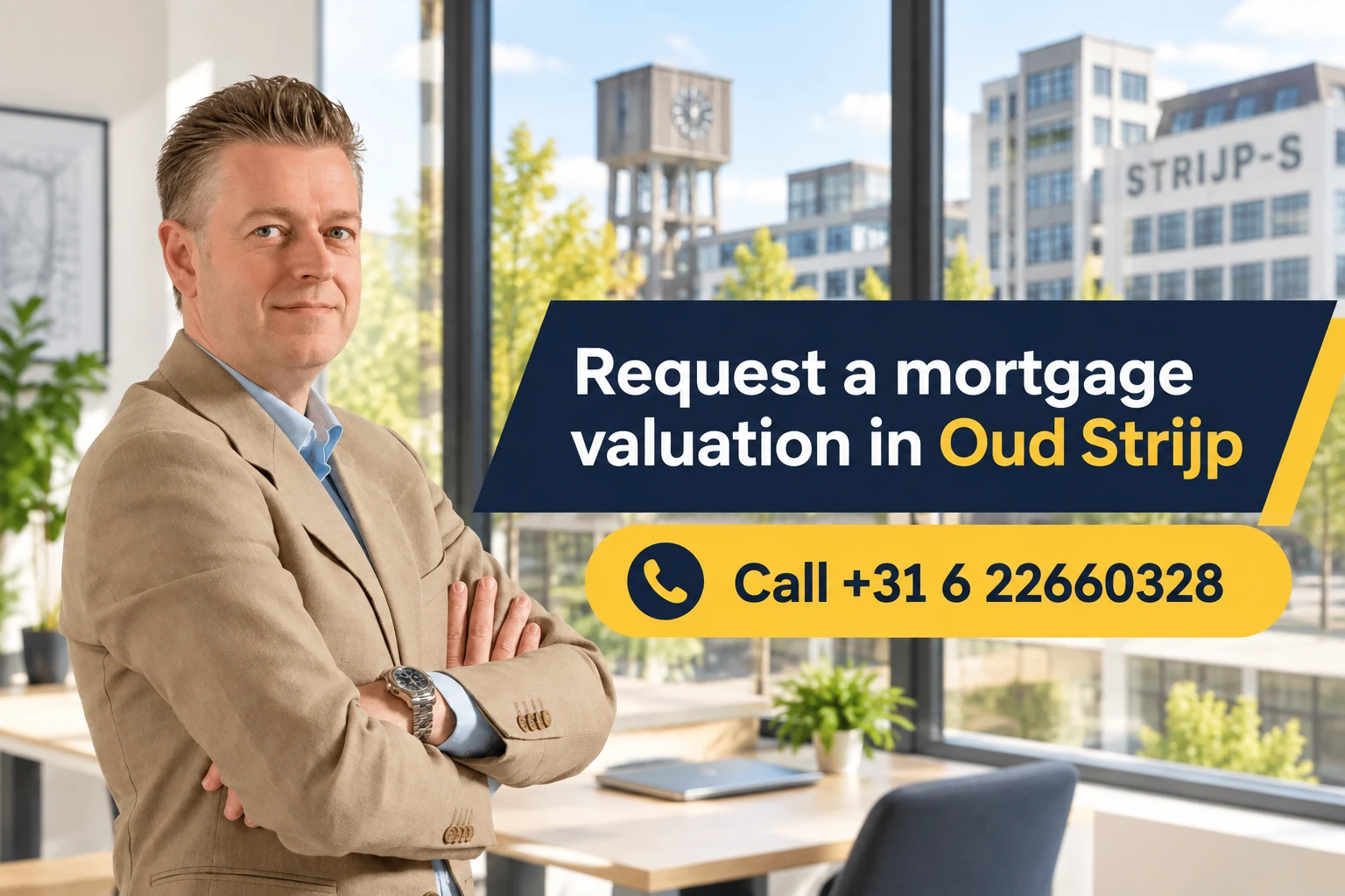 Request a property valuation in Oud Strijp, Eindhoven with Dirk-Jan Bonenkamp; call +31 6 22660328