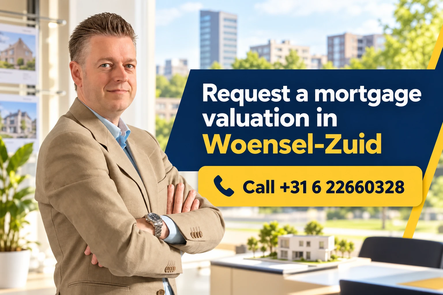 Request a property valuation in Woensel-Zuid, Eindhoven with Dirk-Jan Bonenkamp; call +31 6 22660328